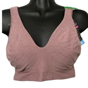 Bali Comfort Revolution Size Large Comfort Flex Fit Seamless Wireless Bra DF3484